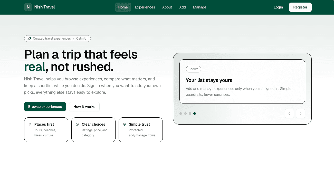 Landing Page UI (Assignment)